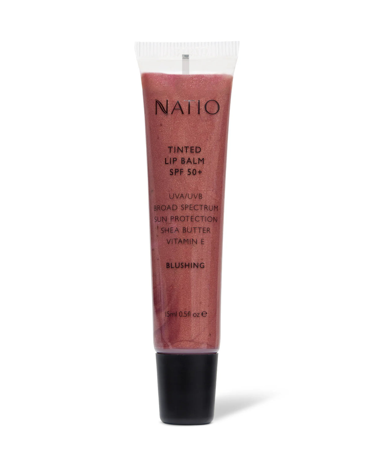 Image of natio tinted lip balm in blush