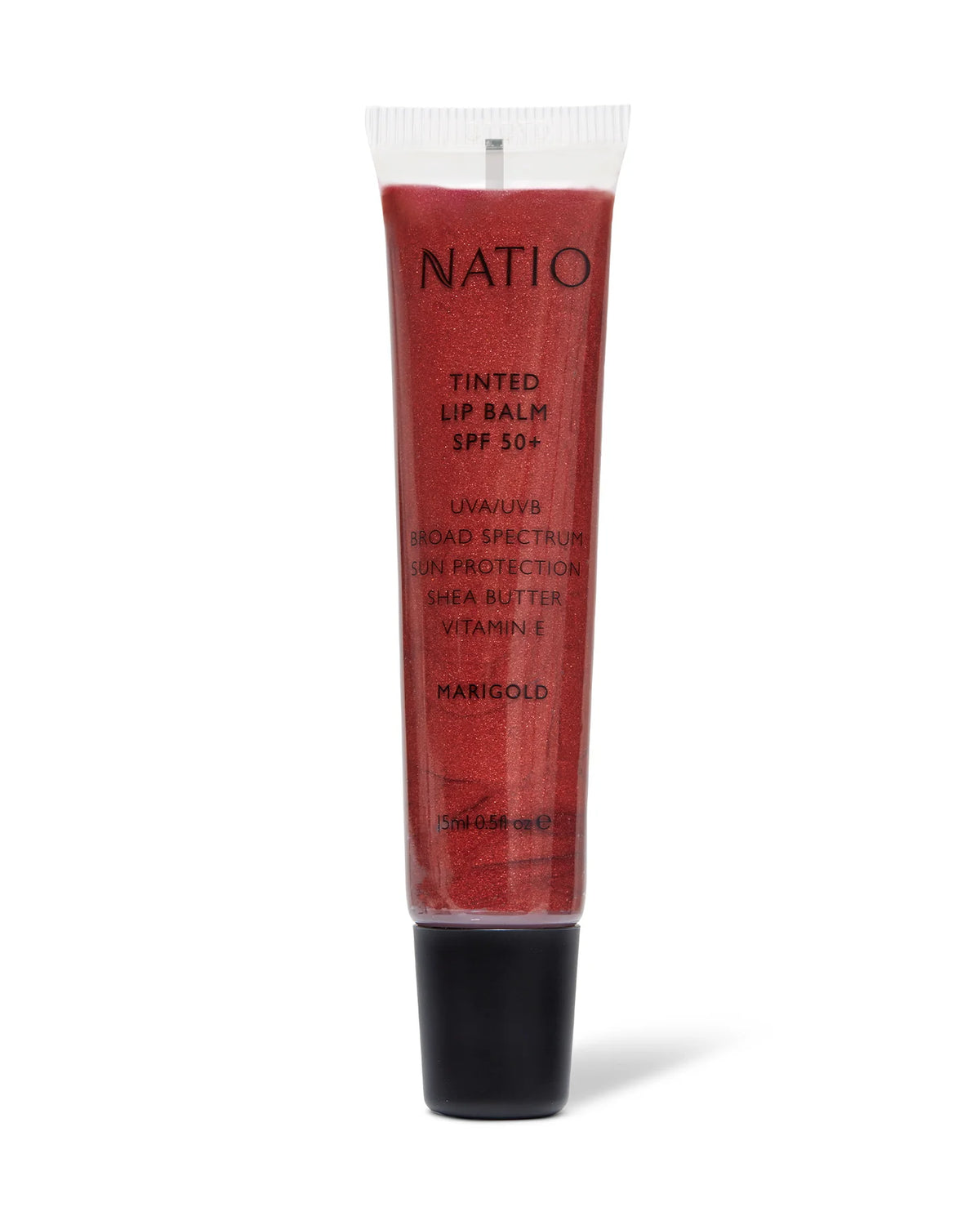 Image of natio tinted lip balm in marigold