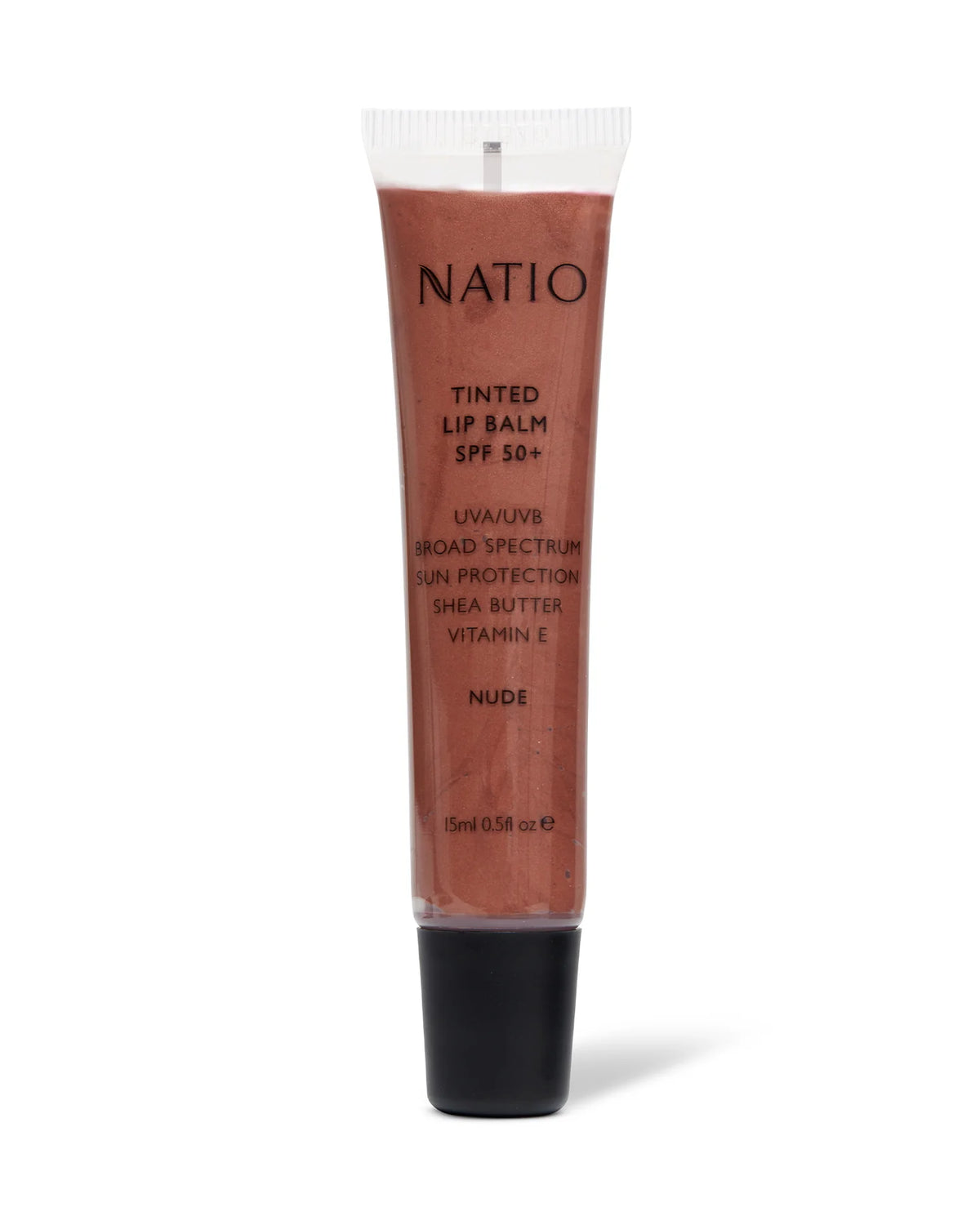 Image of natio tinted lip balm in nude