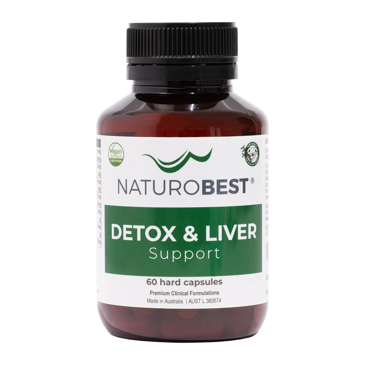 NaturoBest Detox & Liver Support, 60 capsules, front of pack