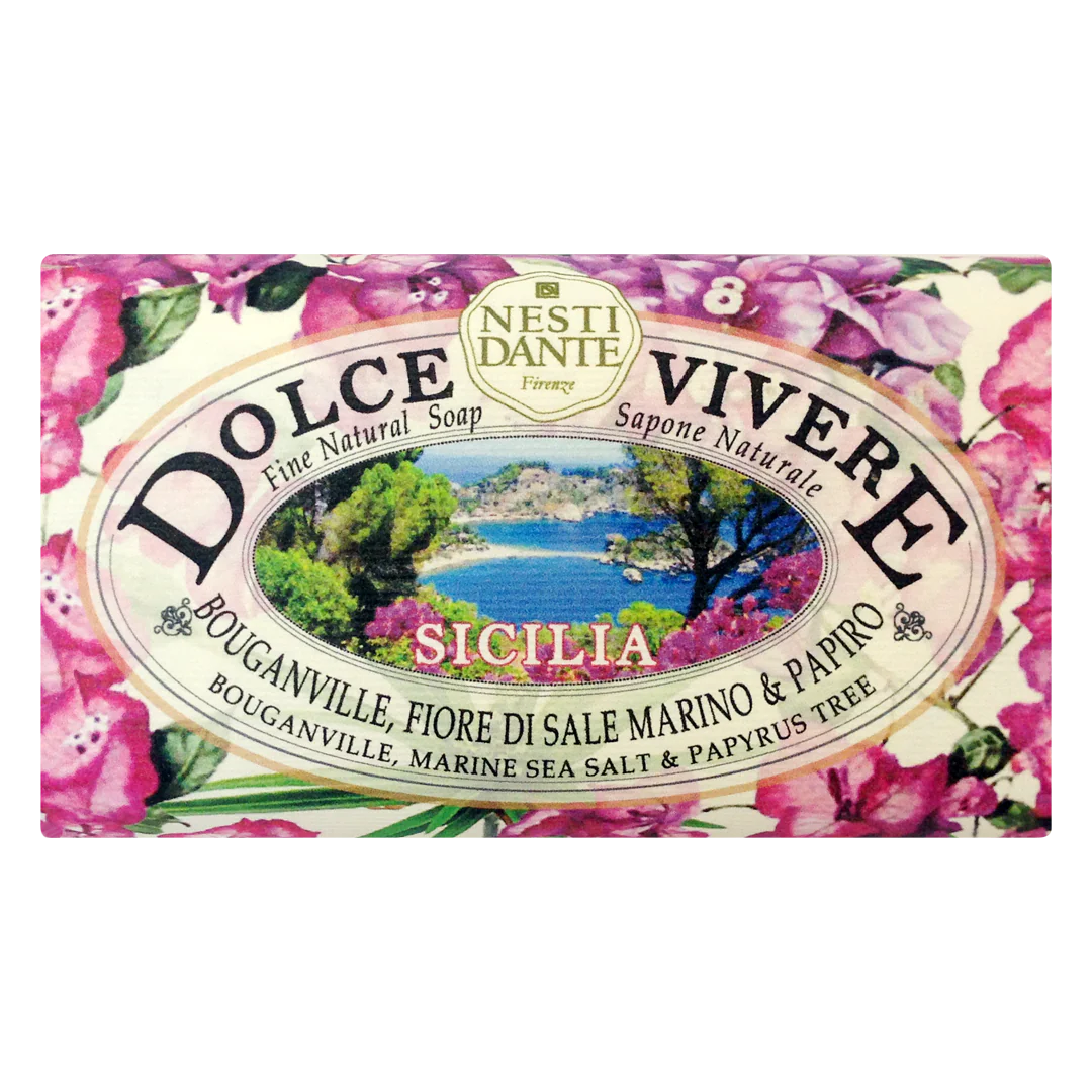 Dolve Vivere Sicilia Soap 250g-Nesti Dante Florence-Matakana Pharmacy