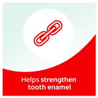 Image showing that Neutrafluor 220 Rinse helps strengthen tooth enamal