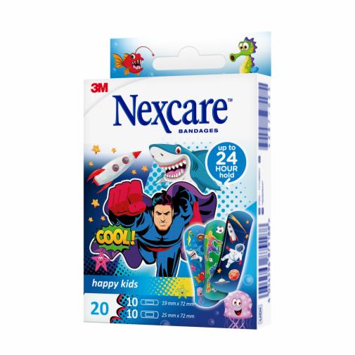 Kids Plasters Cool Assorted 20 Pack-Nexcare-Matakana Pharmacy