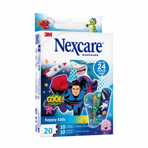 Kids Plasters Cool Assorted 20 Pack-Nexcare-Matakana Pharmacy