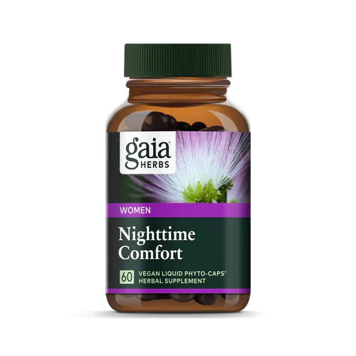 Gaia Herbs Menopause Support Nighttime, front of pack