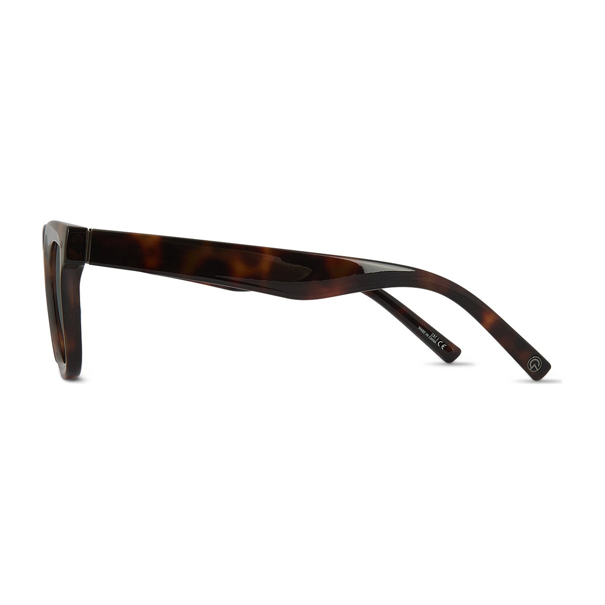 Wollumbin Nimbin coconut tortoiseshell frame, side view