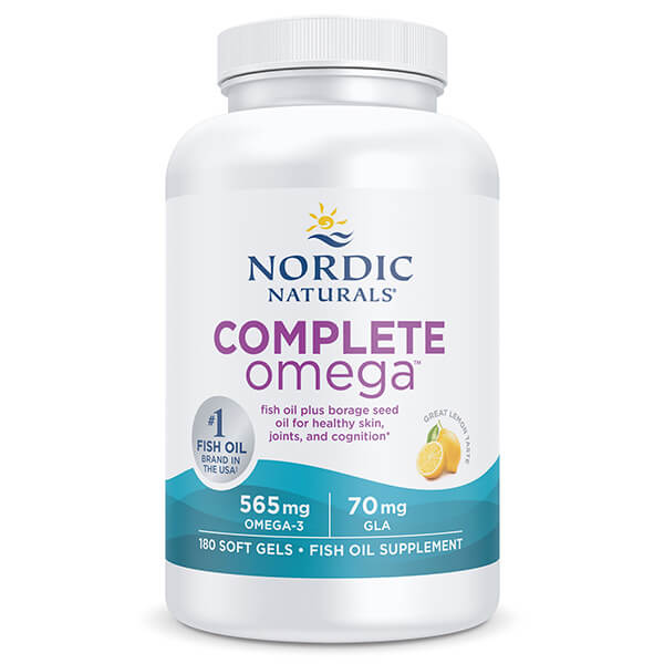 Complete Omega 180 Soft Gel Caps-Nordic Naturals-Matakana Pharmacy