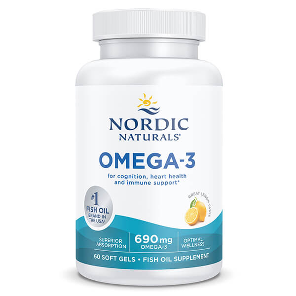 NORDIC Omega-3 Lemon 60s/gel-Nordic Naturals-Matakana Pharmacy