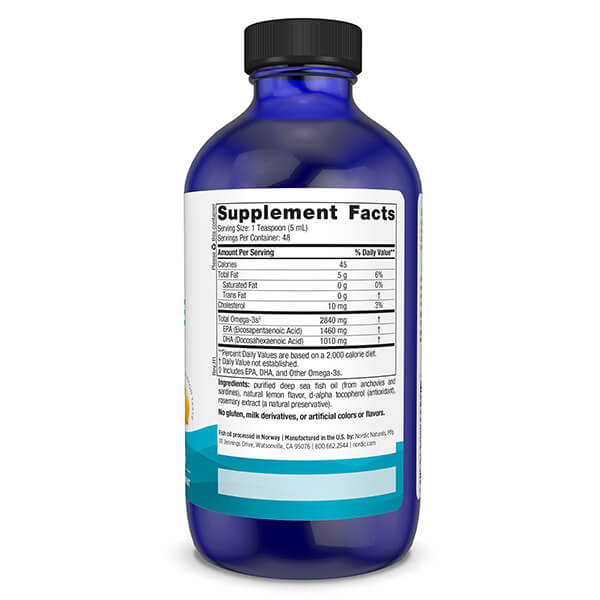 Ultimate Omega Liquid - Lemon 237ml-Nordic Naturals-Matakana Pharmacy