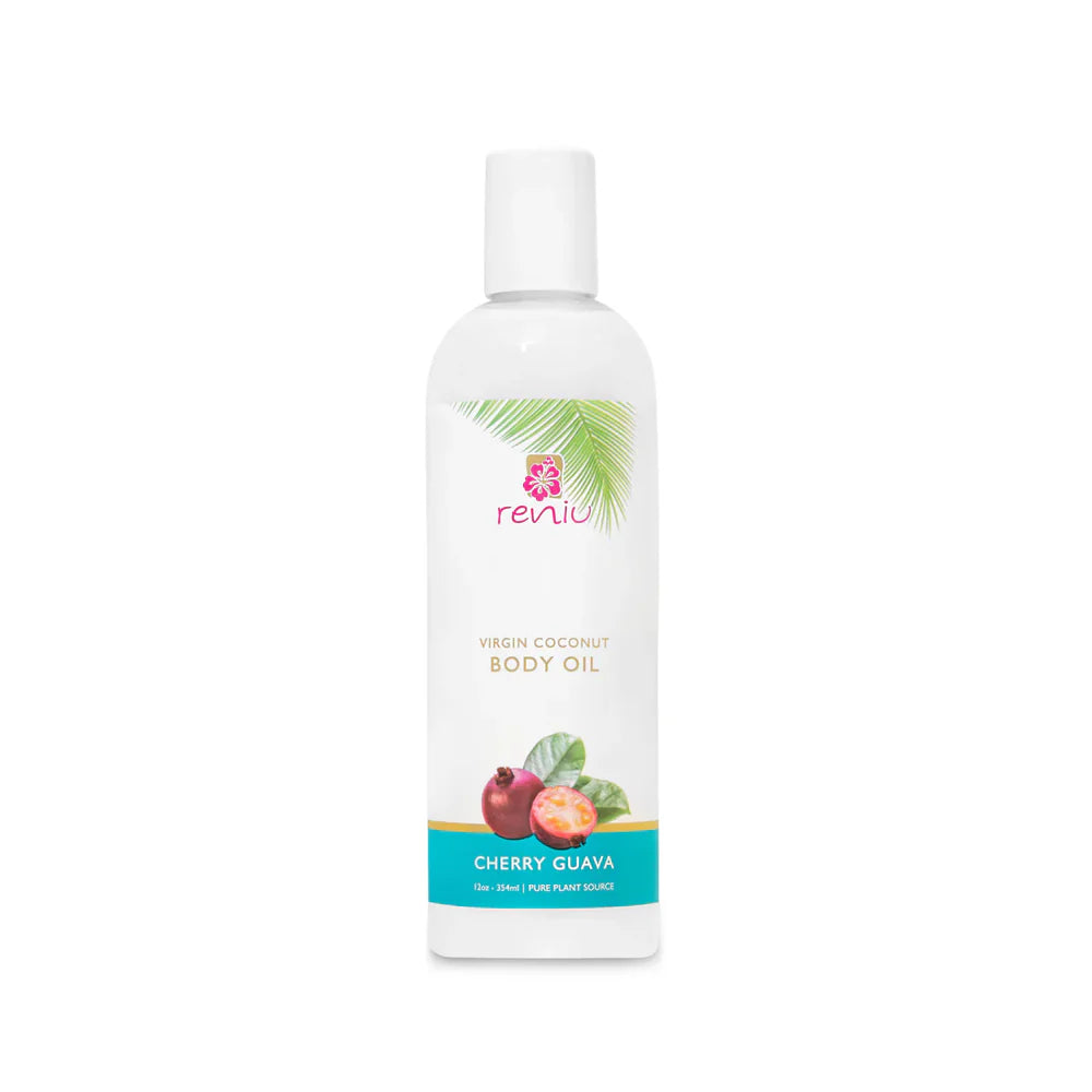 Cherry Guava Virgin Coconut Body Oil 236ml-Reniu by Pure Fiji-Matakana Pharmacy