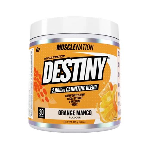 Destiny Fat Burner Orange Mango 195g-MuscleNation-Matakana Pharmacy