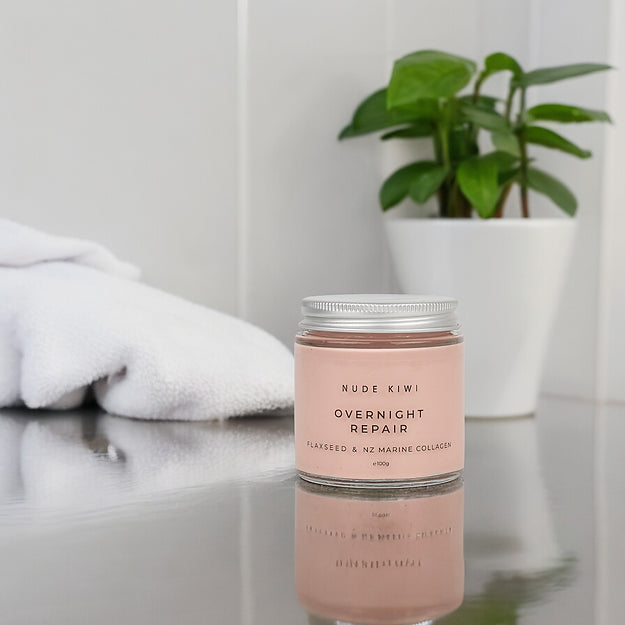 Image of NUDE KIWI Overnight Repair - Flaxseed & Marine Collagen 100g