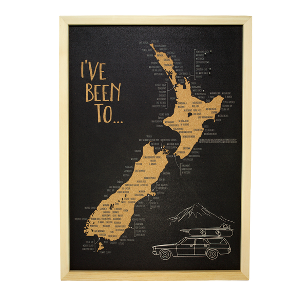 Pin Cork Map A2