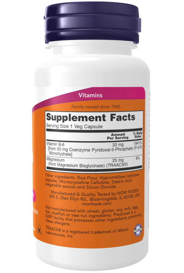 Image of P5P 50mg 90vcaps supplement facts