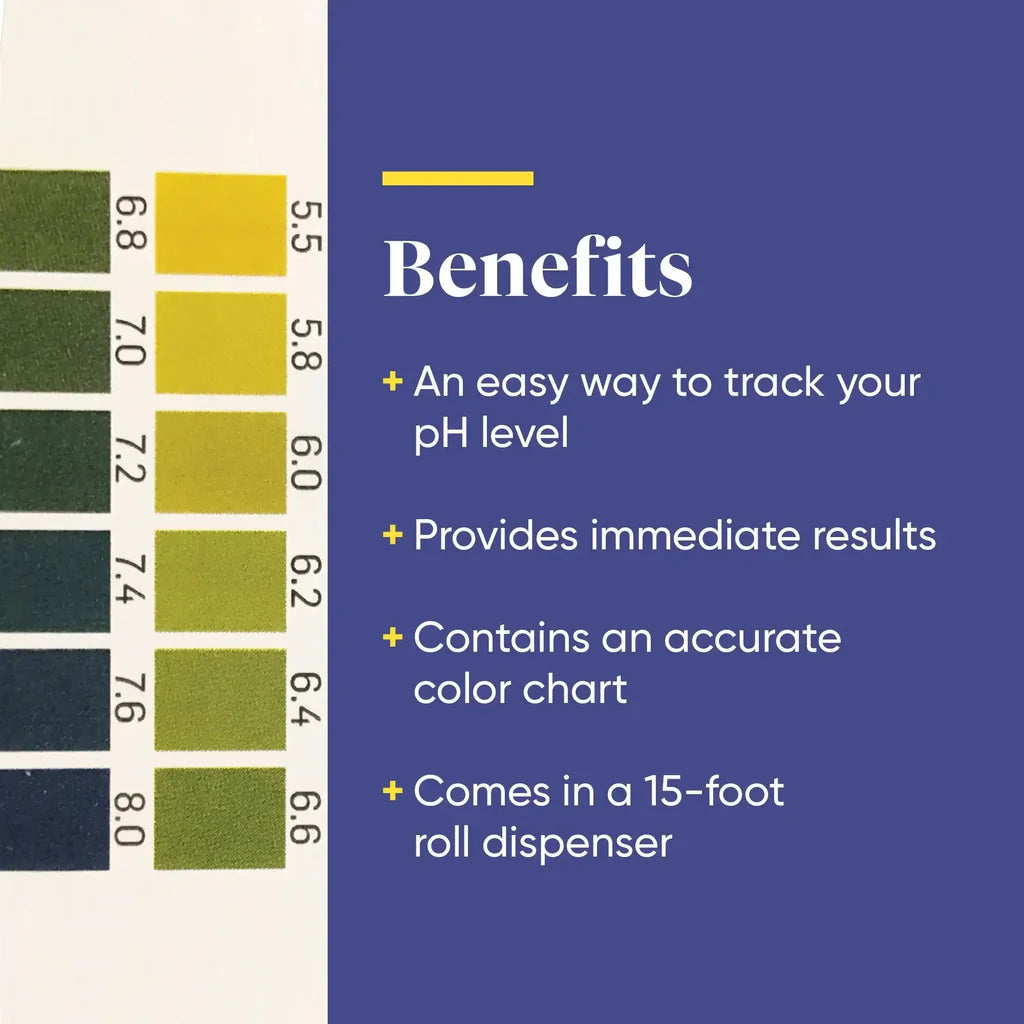 pH strips 120 Pack-Enzymedica-Matakana Pharmacy