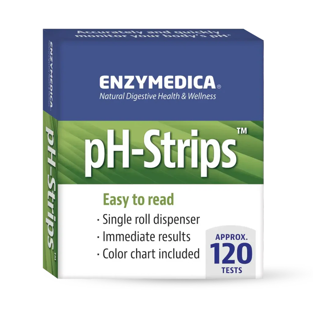 pH strips 120 Pack-Enzymedica-Matakana Pharmacy