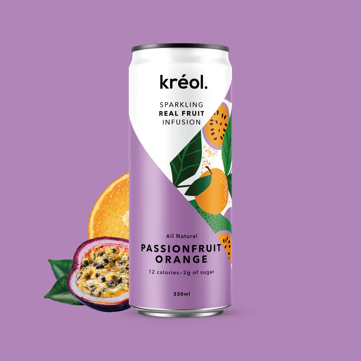 Antioxidant Infusion Passionfruit Orange 330ml-KREOL-Matakana Pharmacy