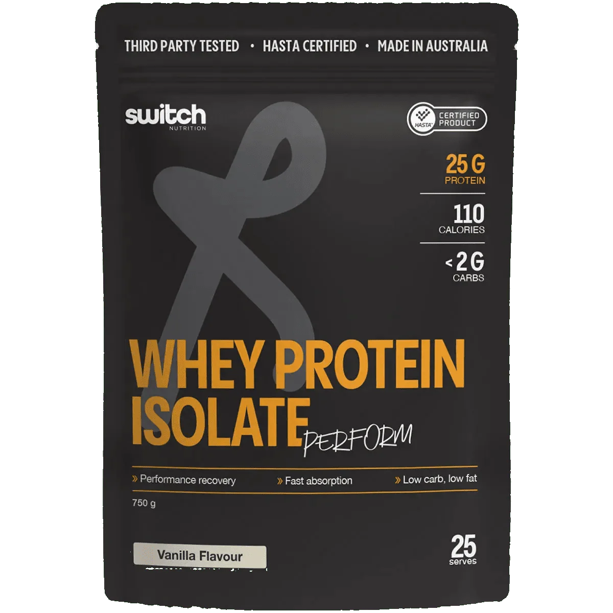 Perform HASTA Why Protein Isolate 750g | Vanilla-Switch Nutrition-Matakana Pharmacy