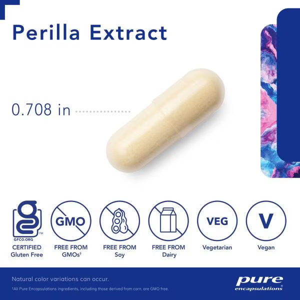 Perilla Extract 90 Capsules-Pure Encapsulations-Matakana Pharmacy