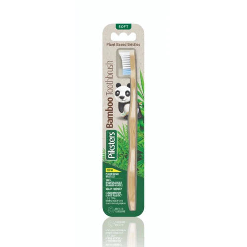 Image of piksters soft bamboo toothbrush