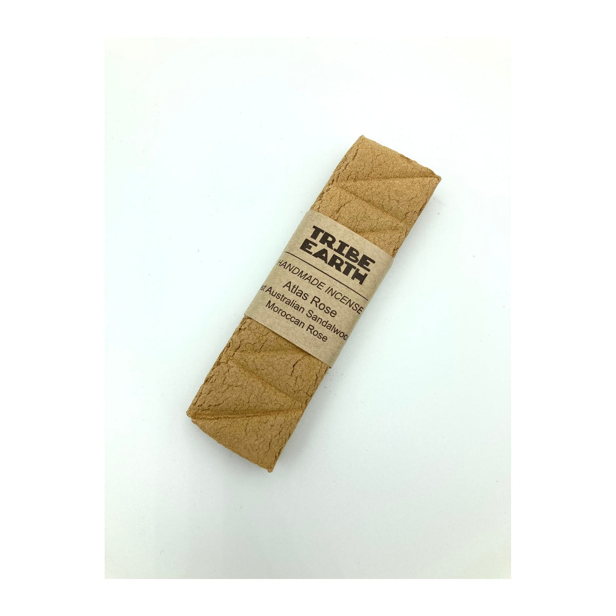 Atlas Rose Incense Planks - Sandalwood & Moroccan Rose in its paper sleeve packaging