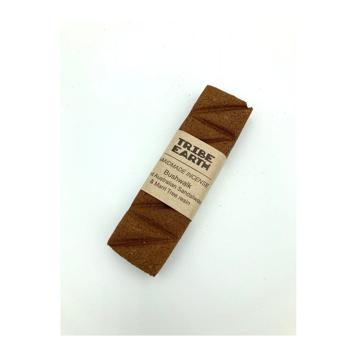 Bushwalk Incense Planks - Sandalwood & Marri Gum in its paper sleeve packaging