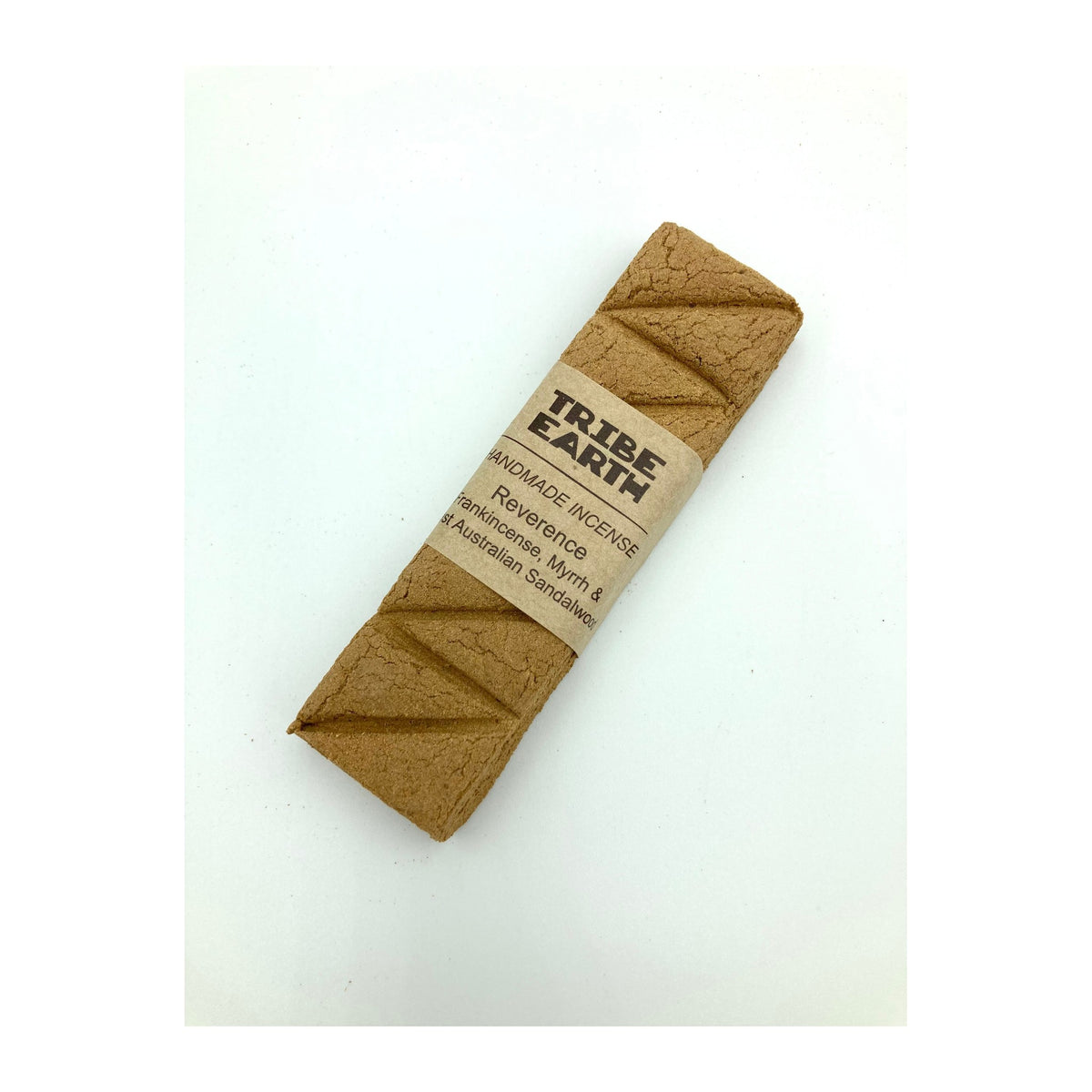 Reverence Incense Planks - Sandalwood, Frankincense & Myrrh in its paper sleeve packaging