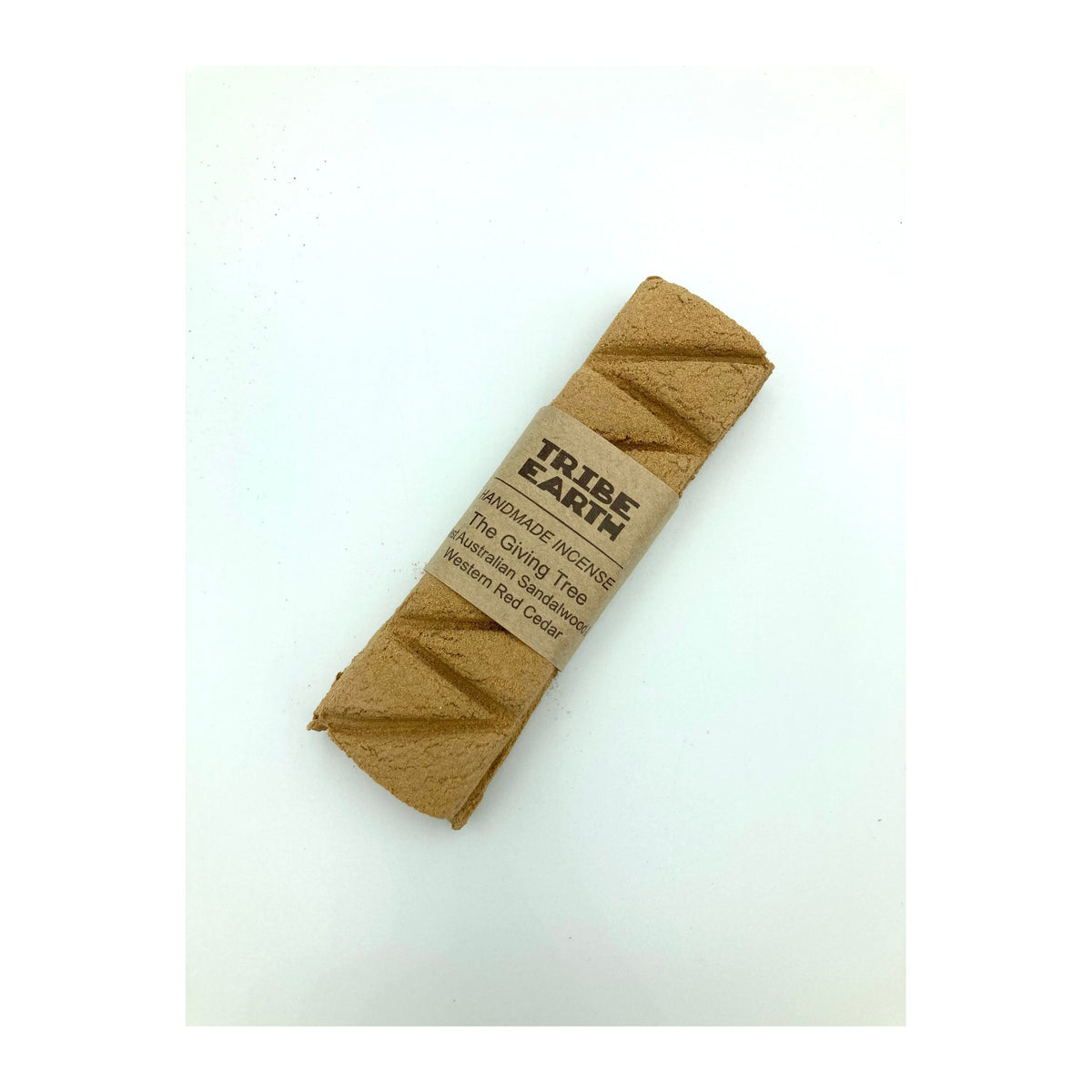 Giving Tree Incense Planks - Sandalwood & Red Cedar in its paper sleeve packaging