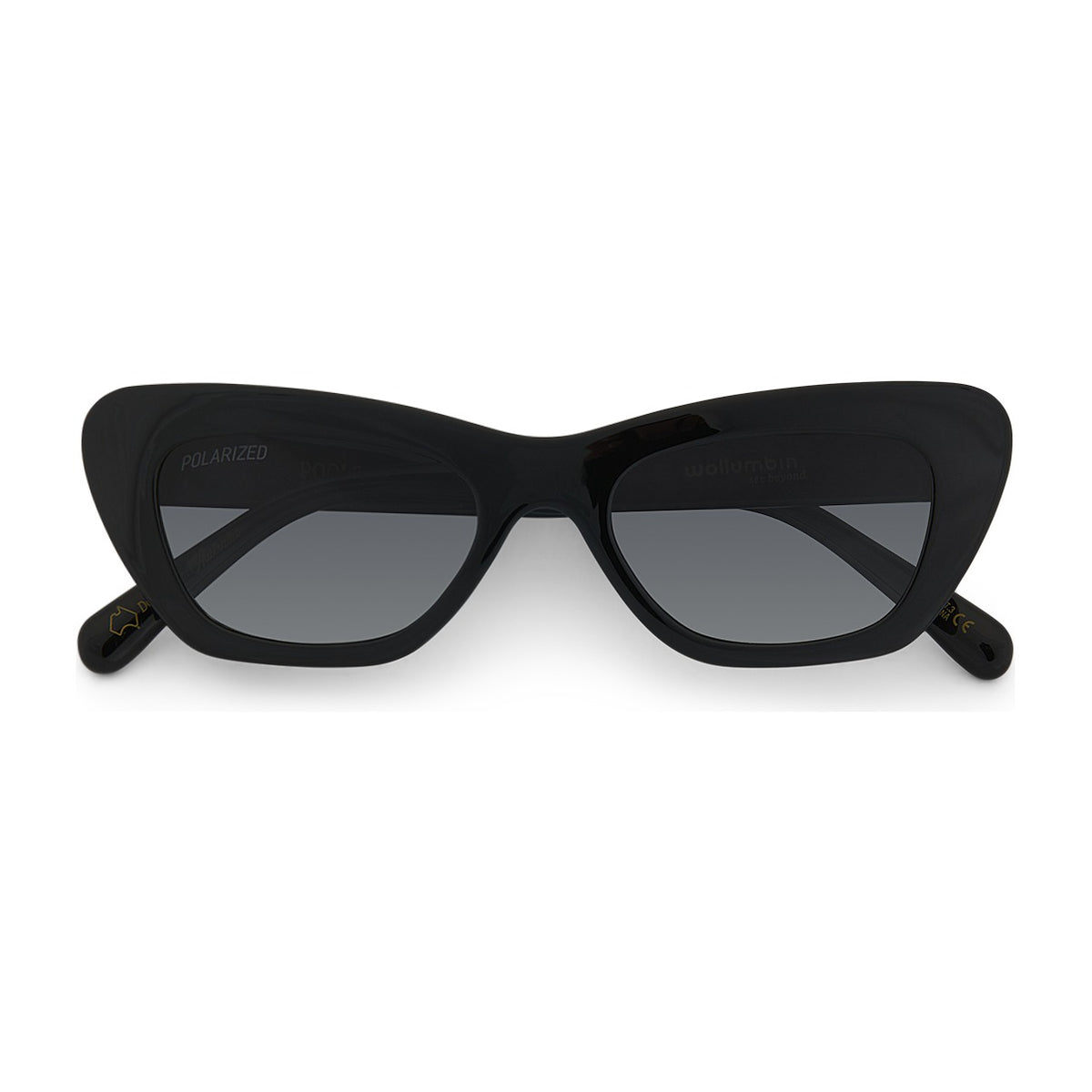 Wollumbin Poolside black frame, three-quarter view