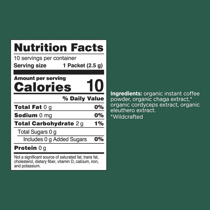Image of Protect Organic Coffee nutrition facts