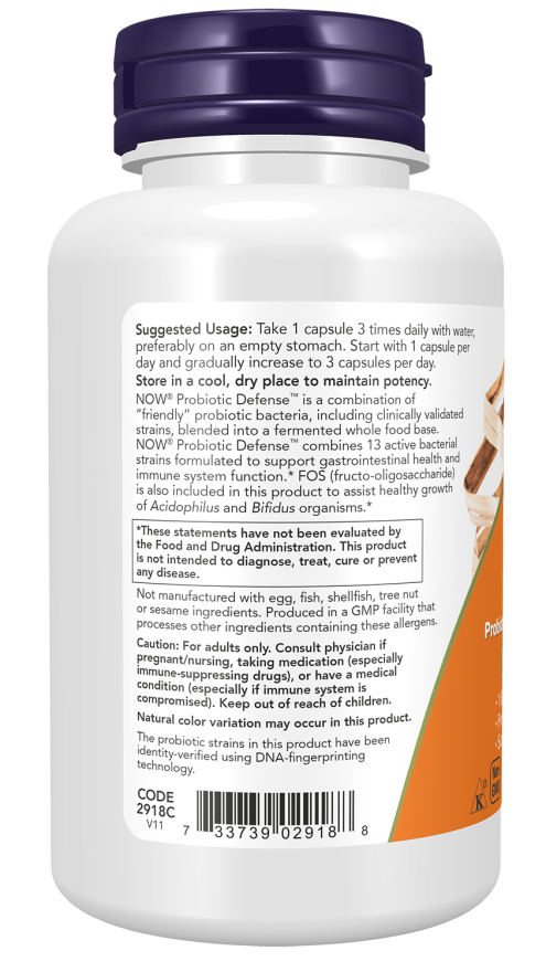 Image of Probiotic Defence 90vcaps suggested usage