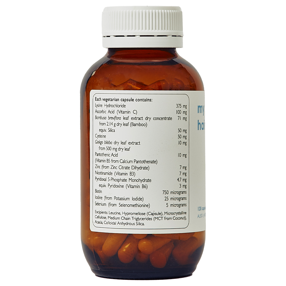 Image of THERAPURE my hair ingredients