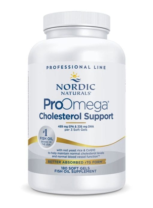 ProOmega Cholesterol Support 180 caps (formerly ProOmega LDL)-Nordic Naturals-Matakana Pharmacy