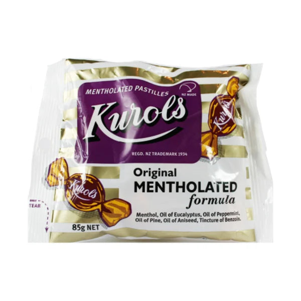 KUROLS Mentholated Pastilles 85g-Matakana Pharmacy