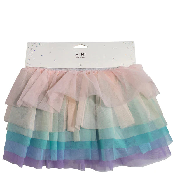 Image of mae rainbow layer tutu