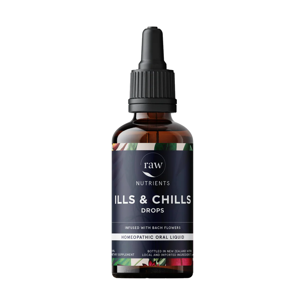 Ills & Chills Drops 50ml-Raw Nutrients-Matakana Pharmacy