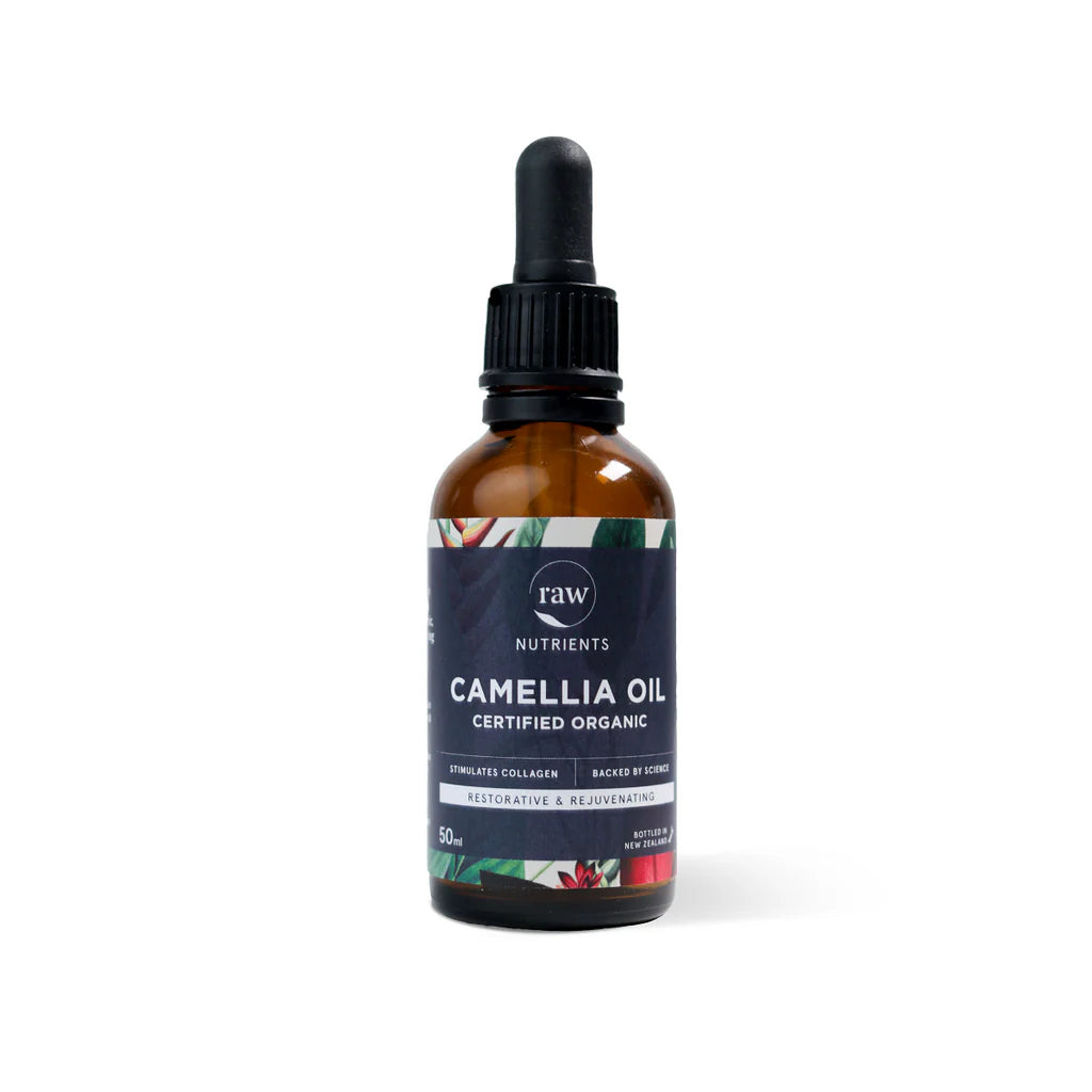 Organic Camellia Oil 50ml-Raw Nutrients-Matakana Pharmacy