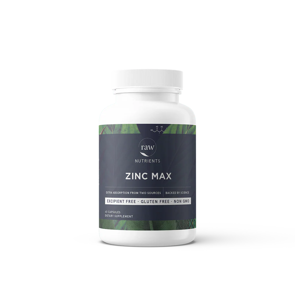 Zinc Max 60 Capsules-Raw Nutrients-Matakana Pharmacy