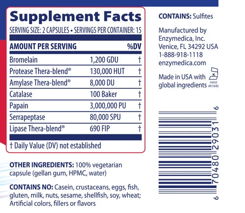 Image of Repair Gold 30caps supplement facts