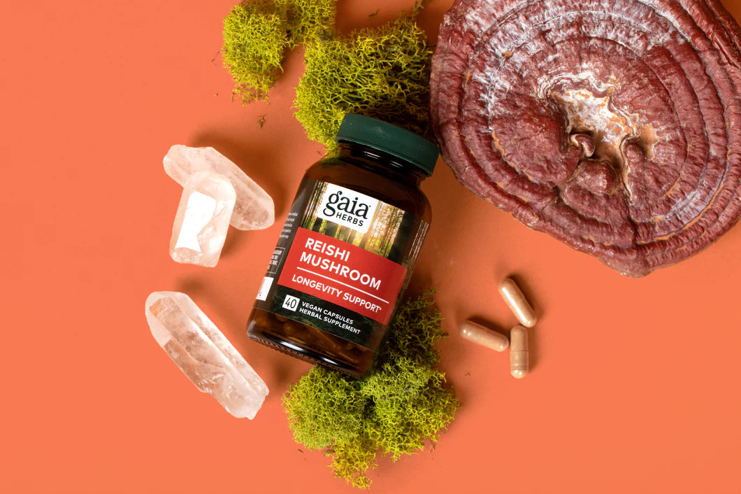 Gaia Herbs Reishi Mushroom, product photo