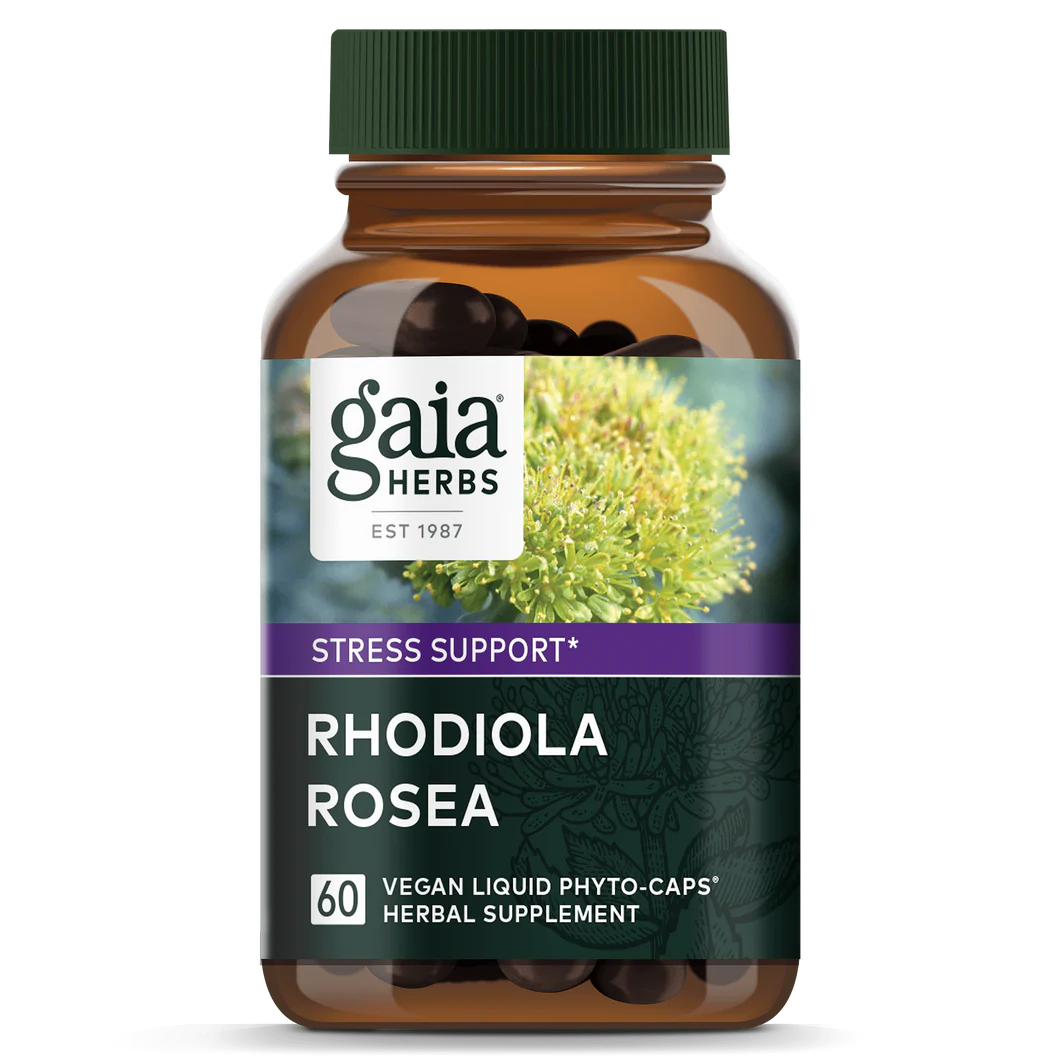 Gaia Herbs Rhodiola Rosea, front of pack