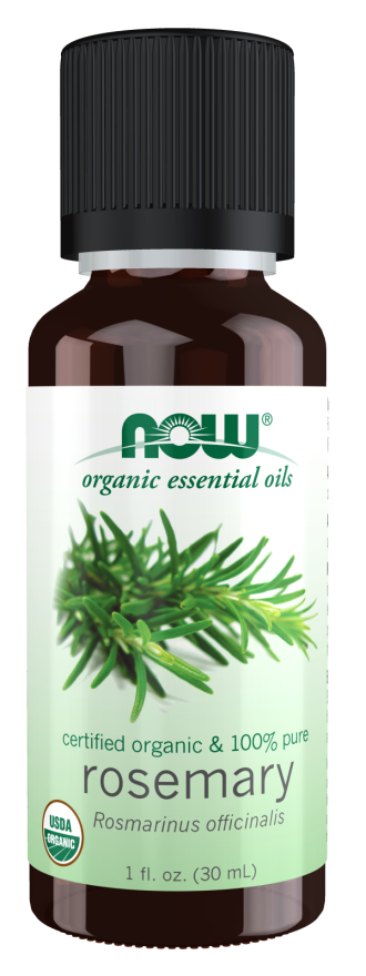 Image of NOW ORGANIC Rosemary Oil (Rosmarinus Officinalis) 30ml