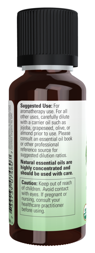Image of NOW ORGANIC Rosemary Oil (Rosmarinus Officinalis) suggested use