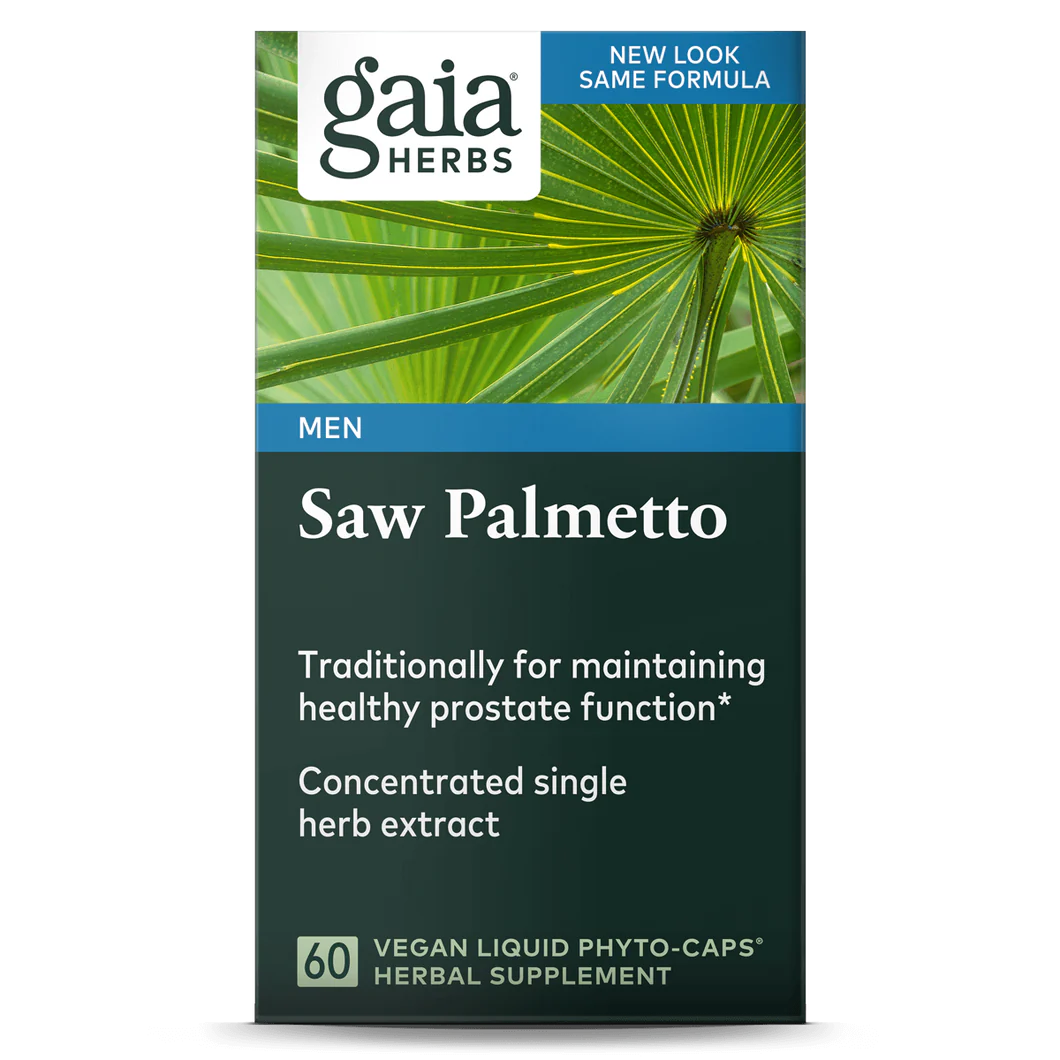 Gaia Herbs Saw Palmetto, product photo