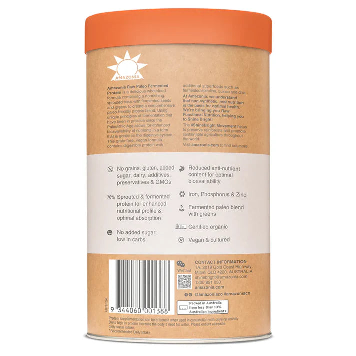 Image of Raw Protein Paleo Fermented Salted Caramel (1kg) info