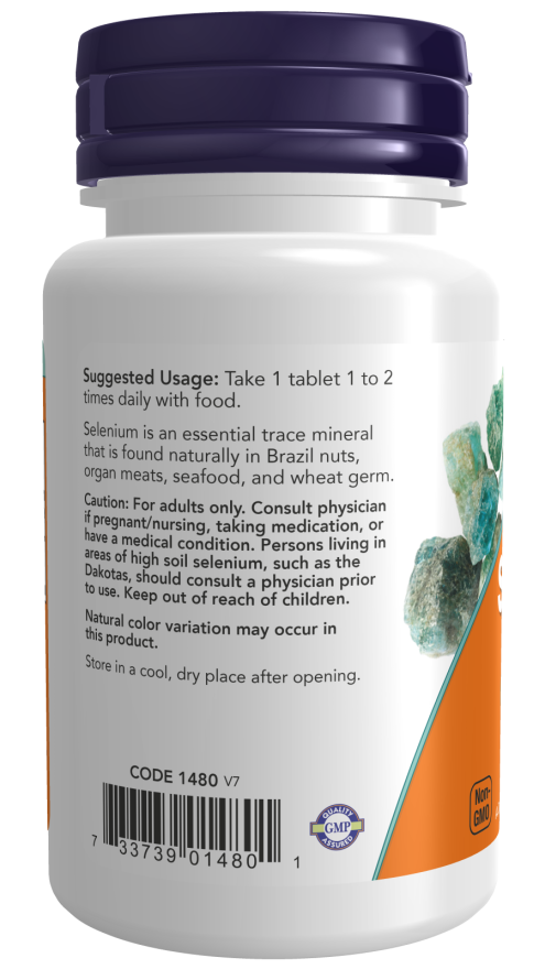 Image of Selenium 100mcg 100tabs suggested usage