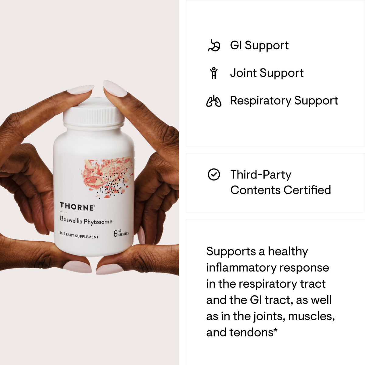 Boswellia Phytosome 60 Capsules-Thorne-Matakana Pharmacy