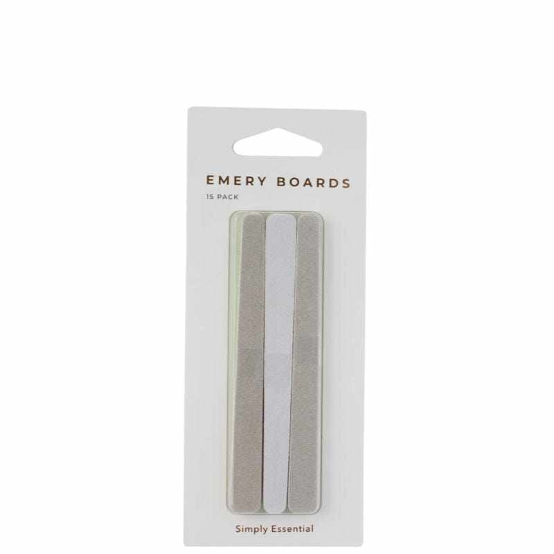 Emery Boards 15 Pack Assorted-Simply Essentials-Matakana Pharmacy