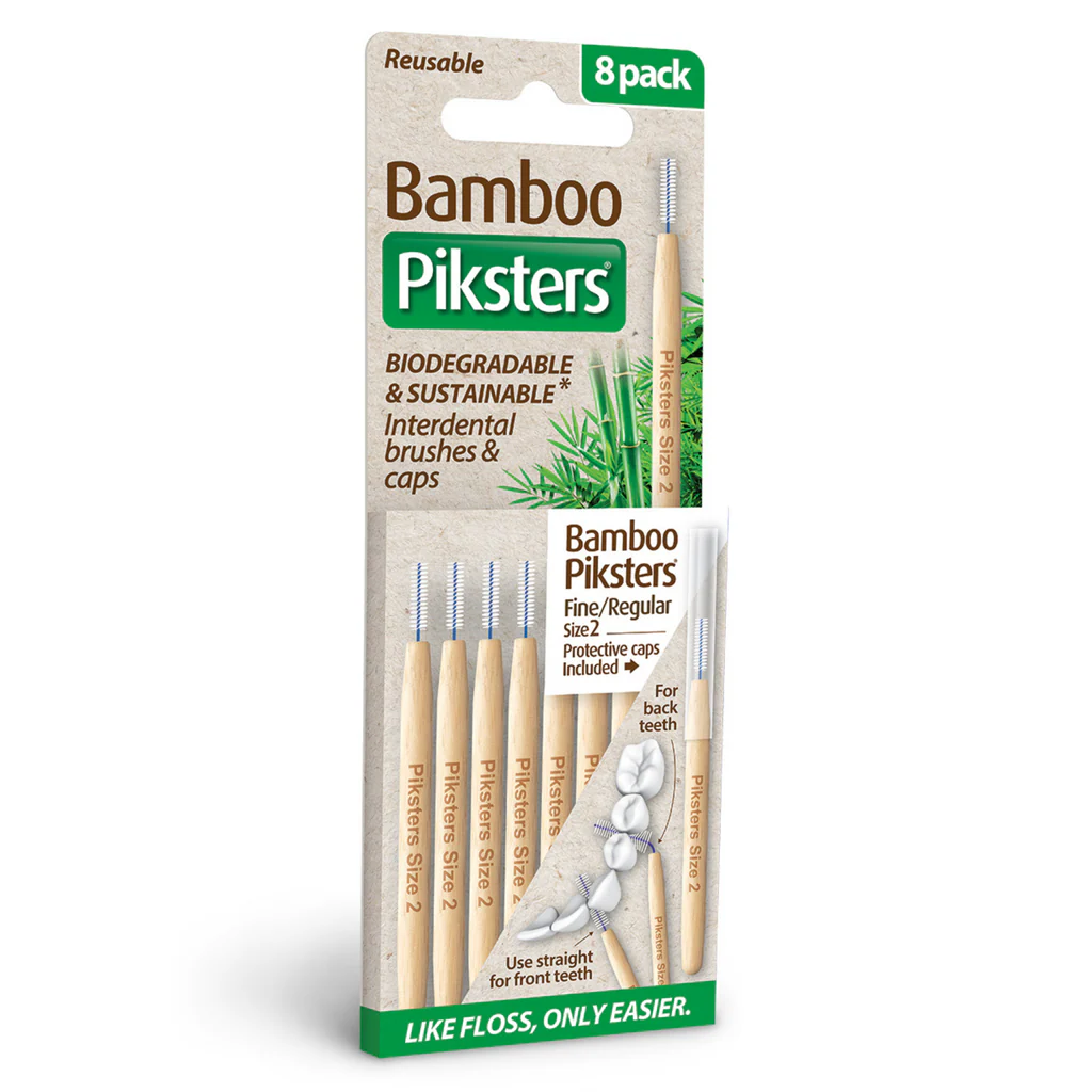 Piksters Bamboo Size 2 Wht 8pk-Piksters-Matakana Pharmacy