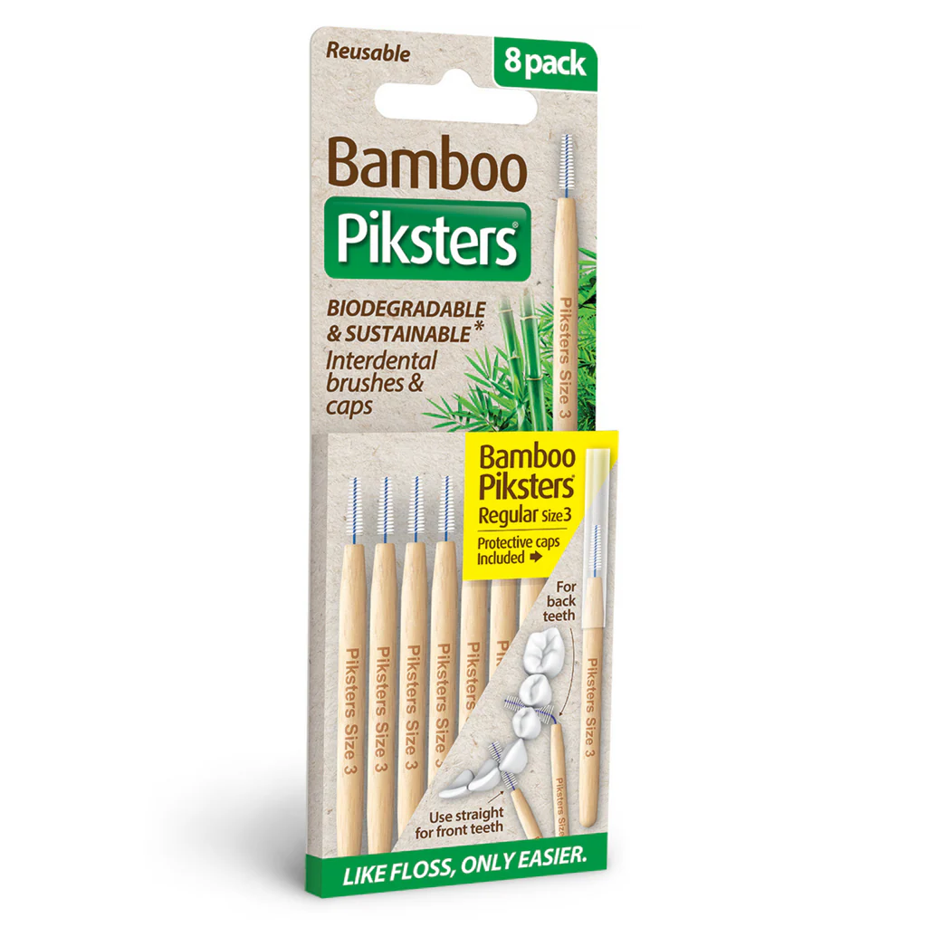 PIKSTERS BamB I/D Brush Sz 3 Ylw 8pk-Piksters-Matakana Pharmacy
